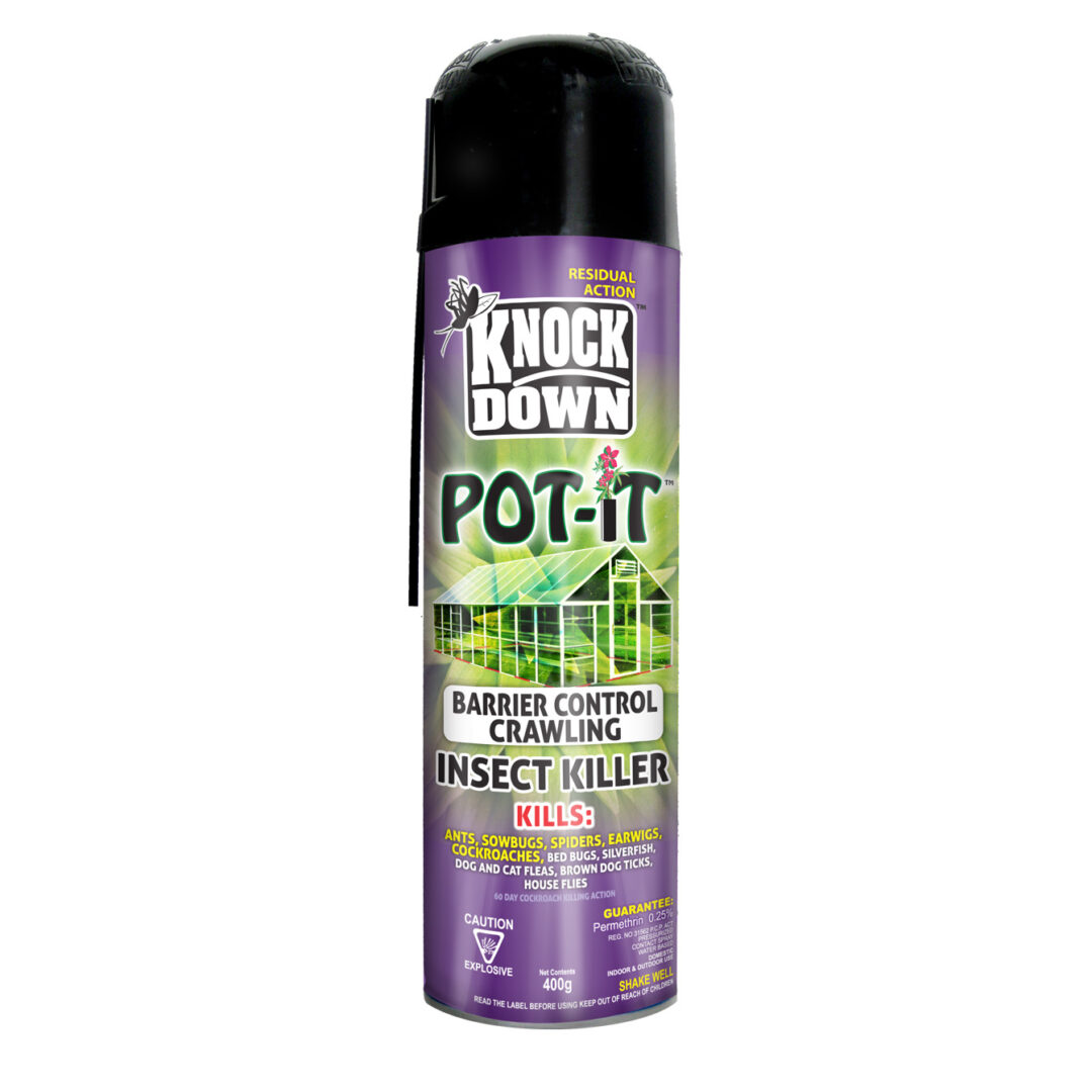 KNOCK DOWN –Pot-iT™ Barrier Control Crawling Insect Killer 60Day 439g KD406D 1 KNOCK DOWN –Pot-iT™ Barrier Control Crawling Insect Killer 60Day 439g KD406D