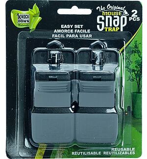 KD Snap Trap PK Easy Set Mouse Trap W/display KD604T
