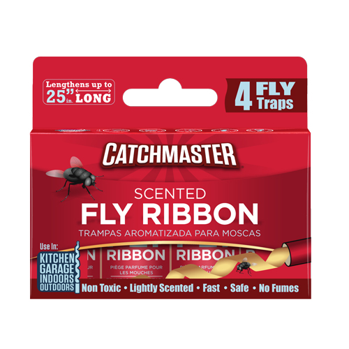 Catchmaster Scented Fly Ribbon 4pk - 9144M4 1 Catchmaster Scented Fly Ribbon 4pk - 9144M4