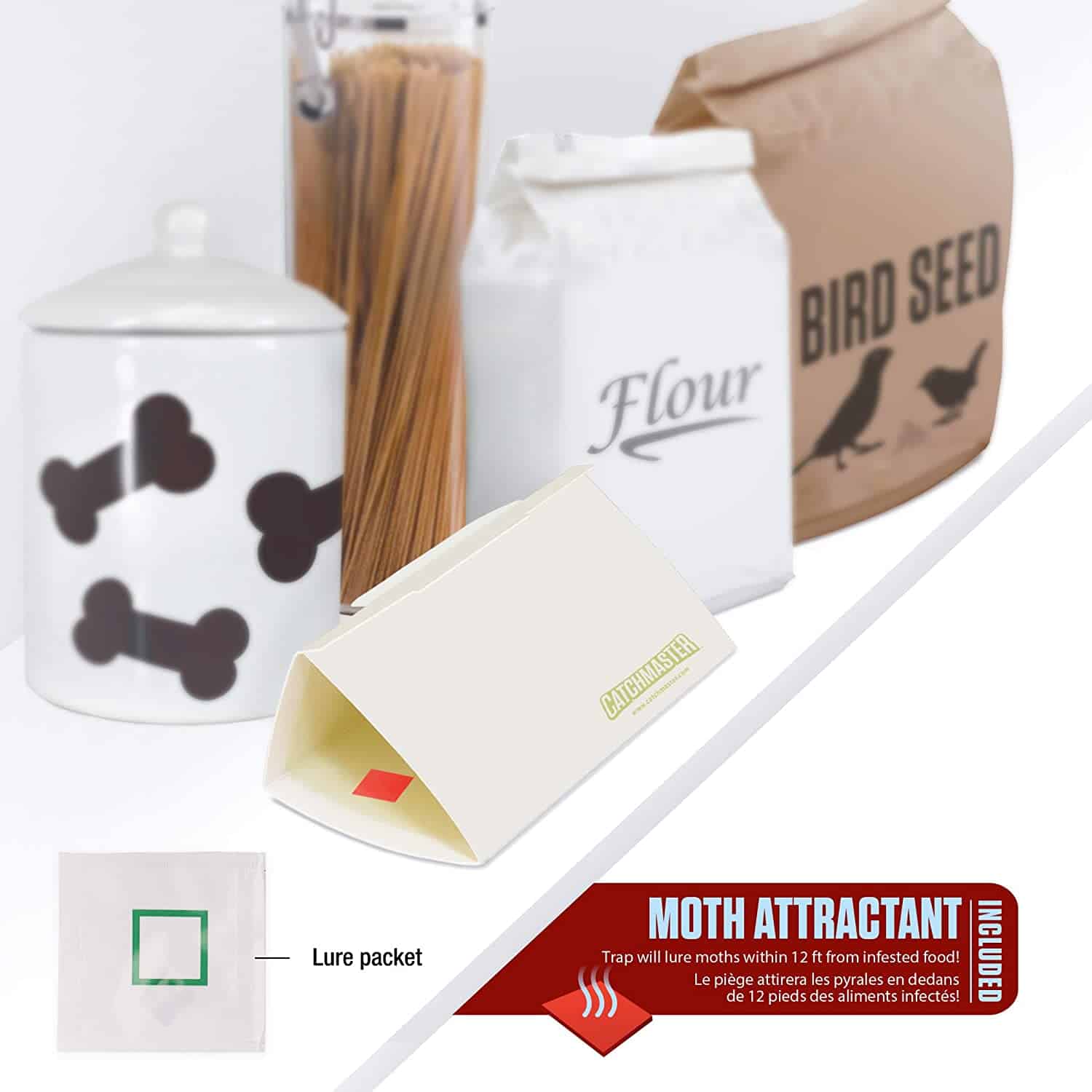 Catchmaster Pantry Pest Moth Traps 4/PK # 813SD 4 Catchmaster Pantry Pest Moth Traps 4/PK # 813SD - Image 4