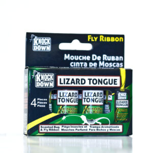 Knock Down Lizard Tongue Fly Ribbon 4/pk - KD0505