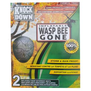 Knock Down Wasp Bee Gone - Artificial Wasp Nest 2/pack