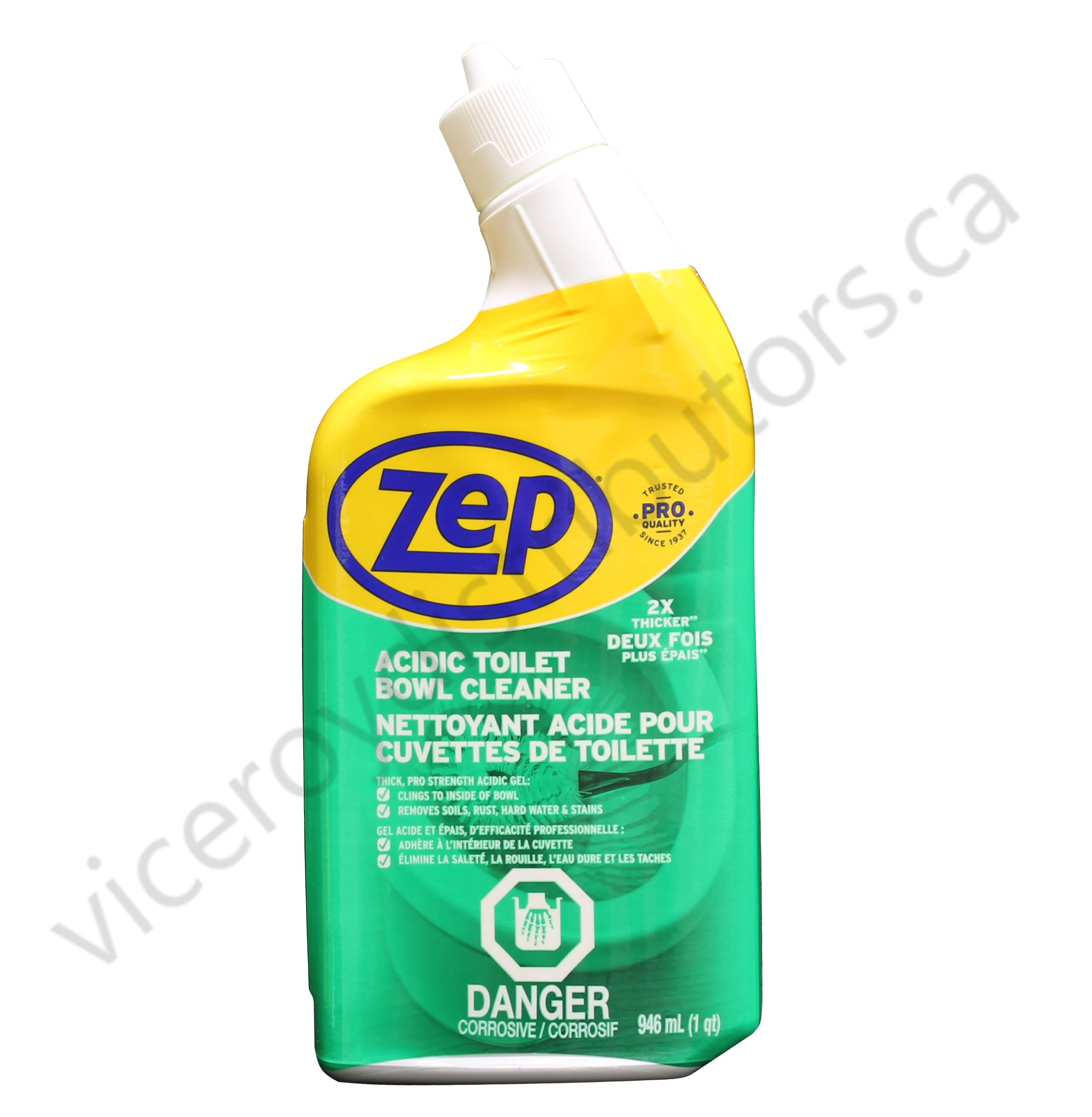 ZEP ACIDIC TOILET BOWL CLEANER 946ML # CAATBC32 1 ZEP ACIDIC TOILET BOWL CLEANER 946ML # CAATBC32