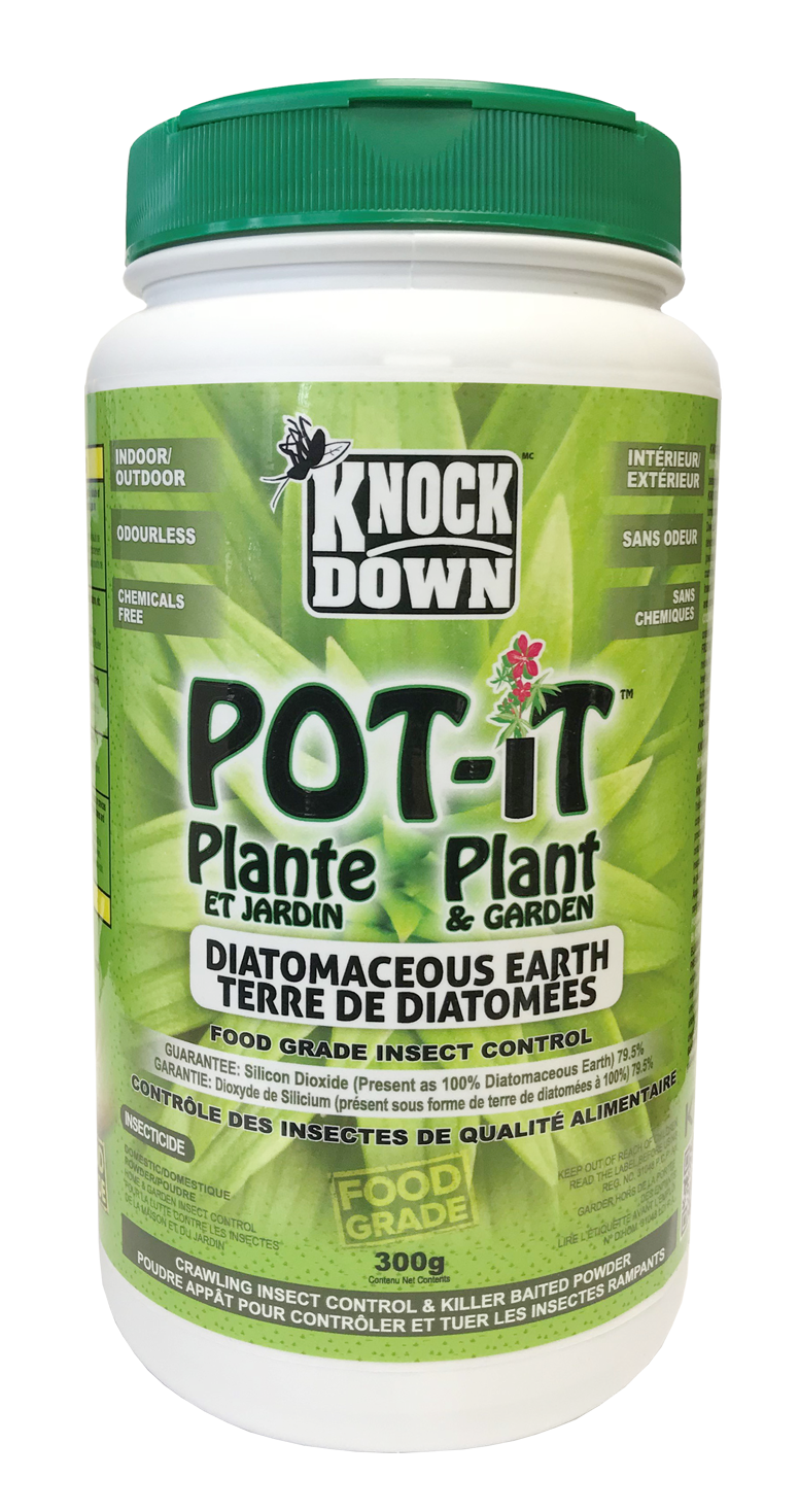 Knock Down POT-IT – Home & Garden (Diatomaceous Earth) 300g 12/cs - KD420D