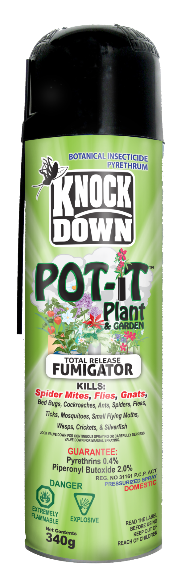 Knock Down Pot-It Plant Botanical Fumigator 340g (Discontinued) 1 Knock Down Pot-It Plant Botanical Fumigator 340g (Discontinued)