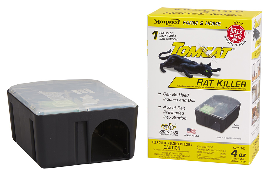 Tomcat Rat Bait and Disposable T1 Bait Station - 76880