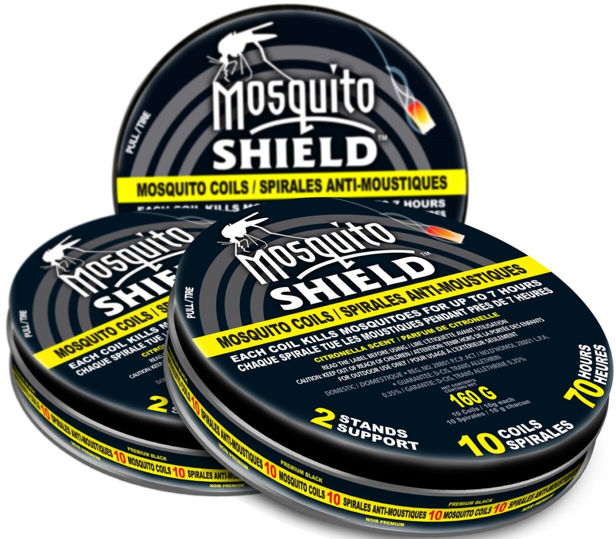 MOSQUITO SHIELD™ MOSQUITO COILS TIN 60 hrs 160g - Image 2