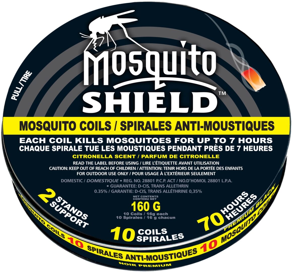 MOSQUITO SHIELD™ MOSQUITO COILS TIN 60 hrs 160g