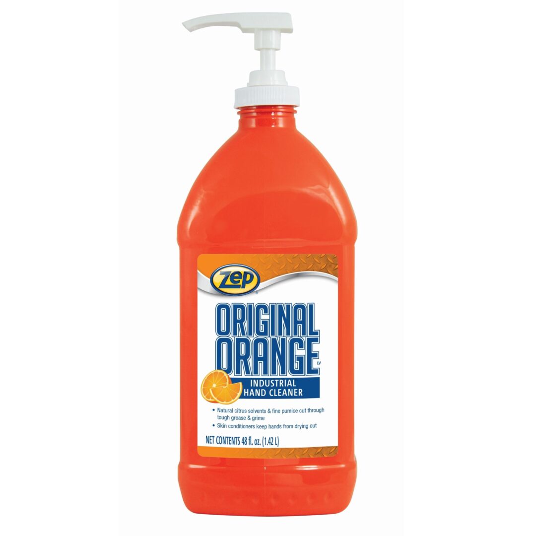 ZEP Original Orange Industrial Hand Cleaner 48 fl oz # R44010C 1 ZEP Original Orange Industrial Hand Cleaner 48 fl oz # R44010C