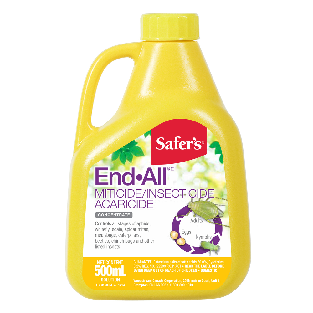 Safer’s End-All Miticide/Insecticide/Aracicide 500mL Concentrate - 31-6035CAN