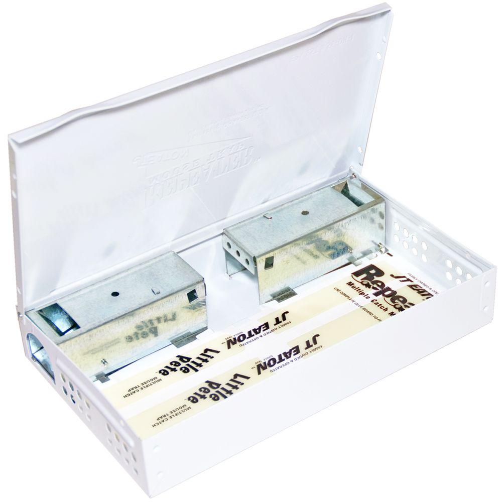JT Eaton Repeater Multiple Catch Mouse Trap White - 420WH 2 JT Eaton Repeater Multiple Catch Mouse Trap White - 420WH - Image 2