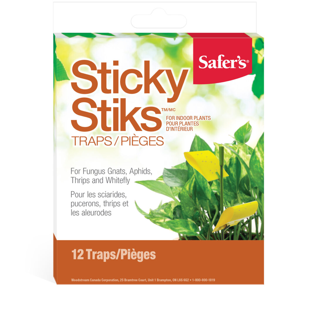 Safer’s Sticky Stiks Fungus Gnat Traps - 07-2122CAN 1 Safer’s Sticky Stiks Fungus Gnat Traps - 07-2122CAN
