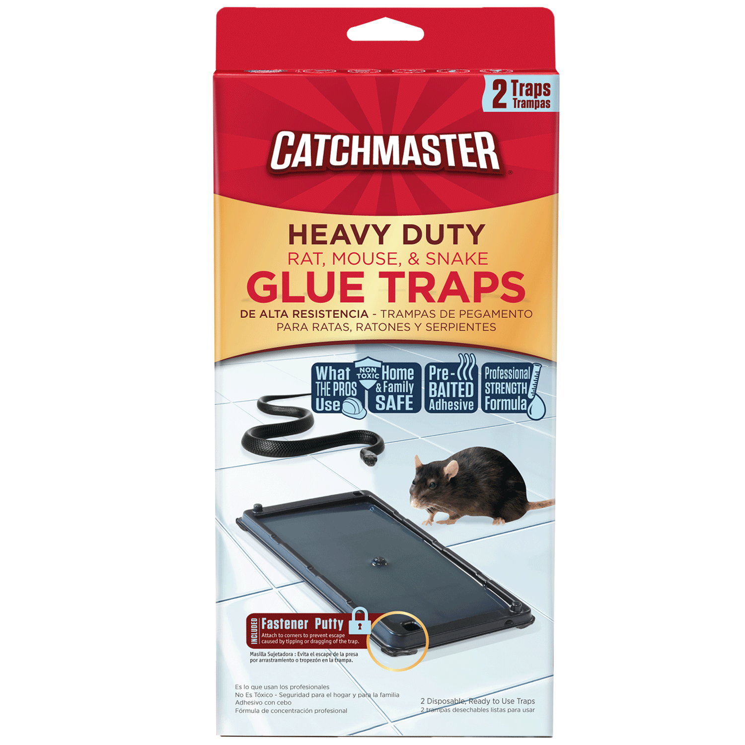 Catchmaster Rat Glue Boards 2pk Tray - 402SD
