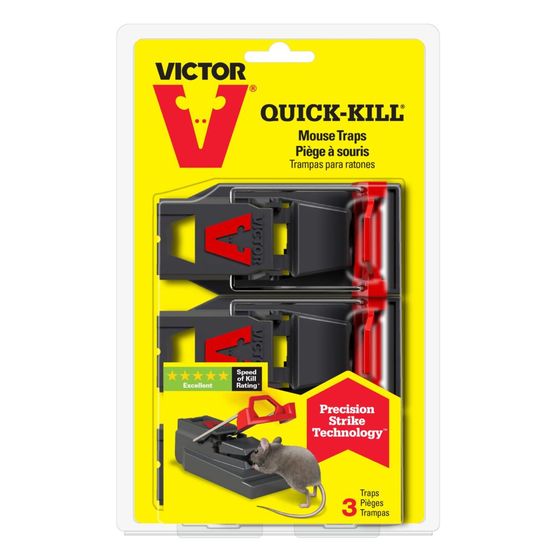 Victor Quick-Kill Mouse Trap 3pk - M140-3B 1 Victor Quick-Kill Mouse Trap 3pk - M140-3B