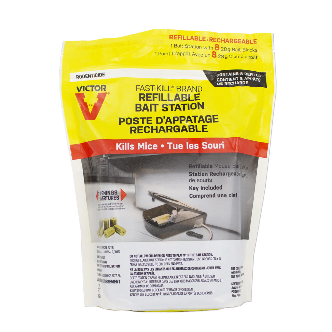 Victor Refillable Mouse 8-CT Mouse Bait Station. 6/CS - M922CAN