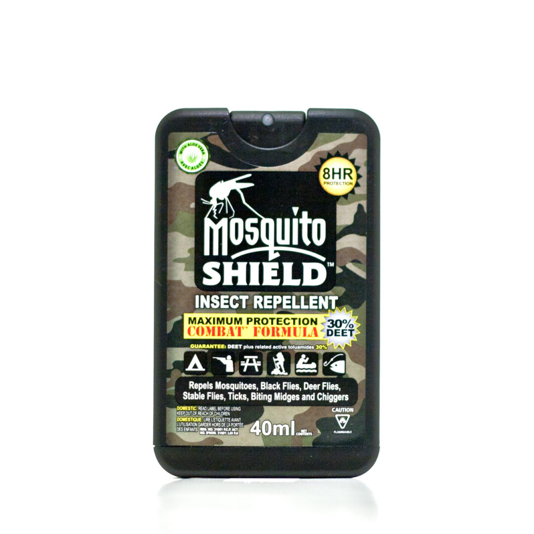 Mosquito Shield 8hr Combat Formula Pocket Size 40ml Pump Spray 12/cs - MS0014