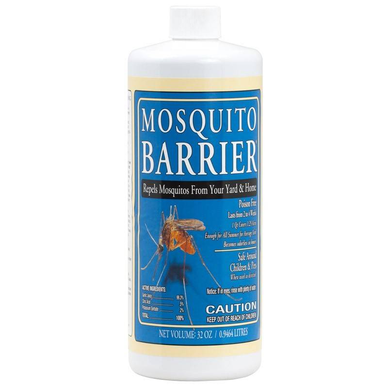 Mosquito Barrier Insect Repellent Liquid Spray- 1 Quart - .976L 1 Mosquito Barrier Insect Repellent Liquid Spray- 1 Quart - .976L