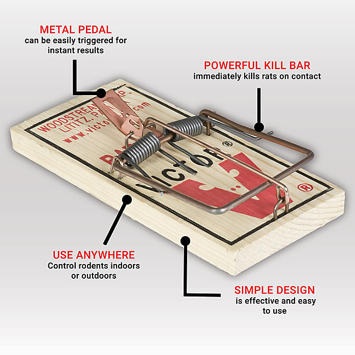 Victor® Metal Pedal Rat Trap - M201R - Image 2