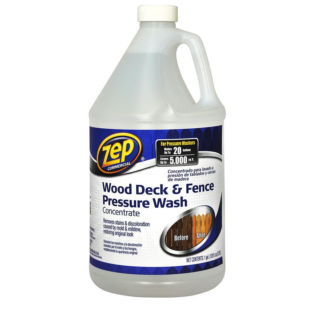 ZEP Wood Deck and Fence Pressure Wash Concentrate 1 gal # CADFW128