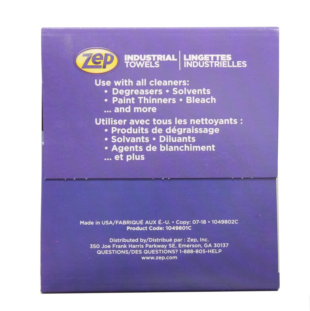 ZEP INDUSTRIAL TOWELS 75 COUNT (8CS) (1049801C) - Image 3