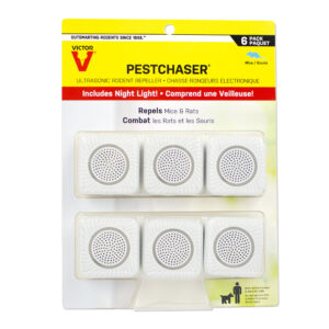 Victor Pest Chaser Rodent Repellent with Nightlight – 6 Units - CM756K