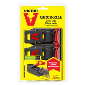 Victor Quick-Kill Mouse Trap 3pk - M140-3B