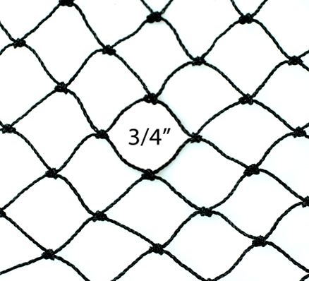 Polypropylene Heavy Duty Bird Net 14' x 100' x 3/4" 1 Polypropylene Heavy Duty Bird Net 14' x 100' x 3/4"