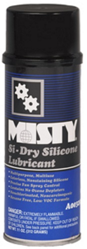 Misty Si-Dry Silicone Lubricant 12/cs