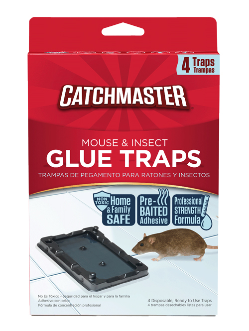 Catchmaster Mouse Glue Boards 4pk Trays - 104SD