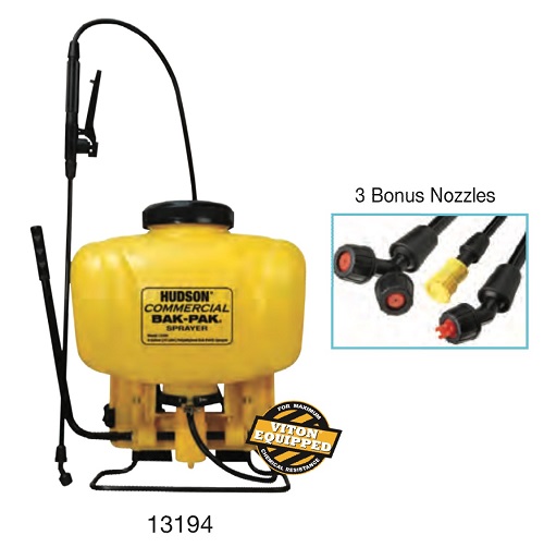 Hudson Commercial Bak-Pak Sprayer 4 Gal