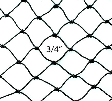 Polypropylene Heavy Duty Bird Net 14' x 200' x 3/4"