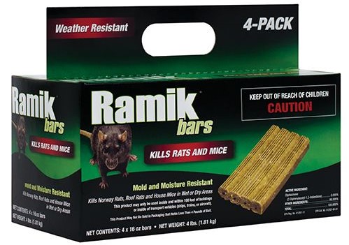 Ramik Green Rodent Control Bars 4 x 454g