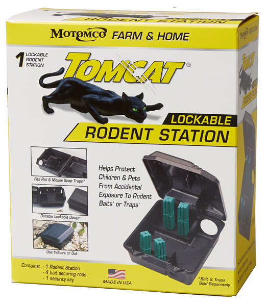 Tomcat Sidewinder Rodent Station - Lockable W/Key