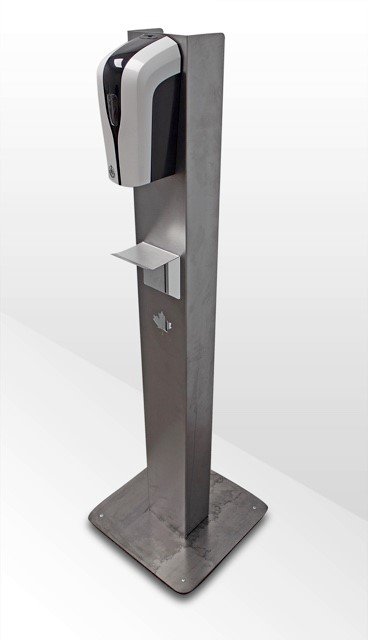 NEW! Made in Canada, Hand Sanitizer Stands, with or without dispenser.