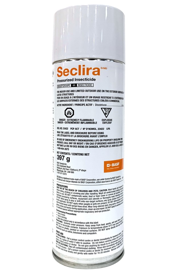 Seclira Spray Pressurized Insecticide 397G 1 seclira spray
